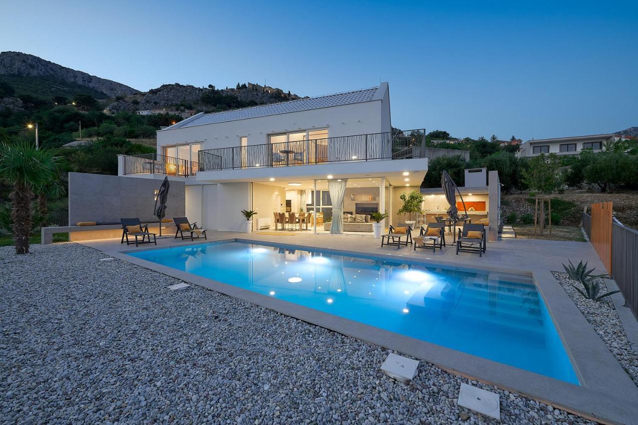 Design Villa Clavis-Brand New Villa With A View Klis Exteriör bild